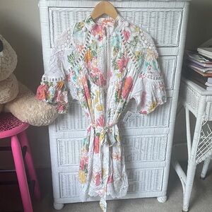 Ciebon Floral Lace shirt dress